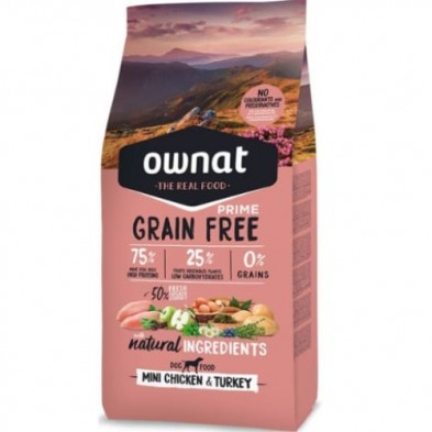 Ownat Grain Free Prime Mini Chicken & Turkey
