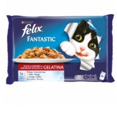 Purina Felix Fantastic Festín de Carnes en Gelatina