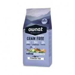 Ownat Grain Free Prime Sterilized Fish Gatos