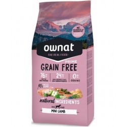 Ownat Grain Free Prime Mini Adult Lamb Perros