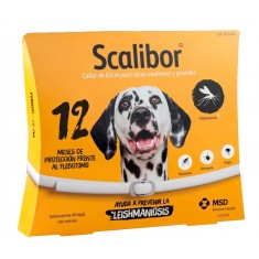 Collar Scalibor antiparasitario de 65 cm para razas medianas y grandes