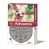 Pipetas ADVANTIX para perros de -4 kg