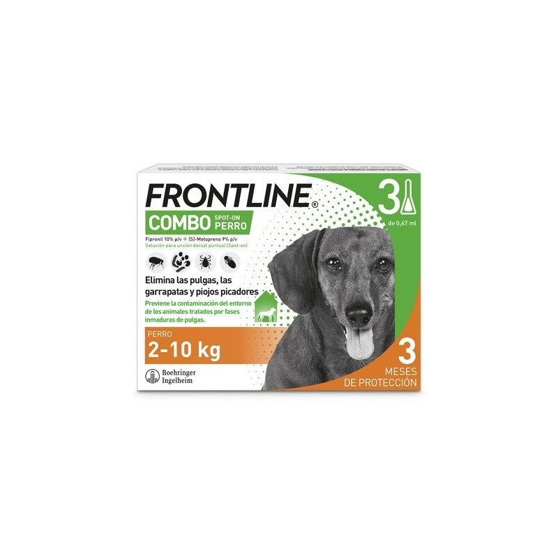 Frontline Combo Spot-On perros y gatos 2-10