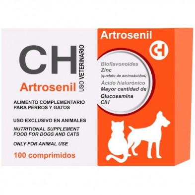 Artro Senil condroprotector para perros y gatos 100 comprimidos