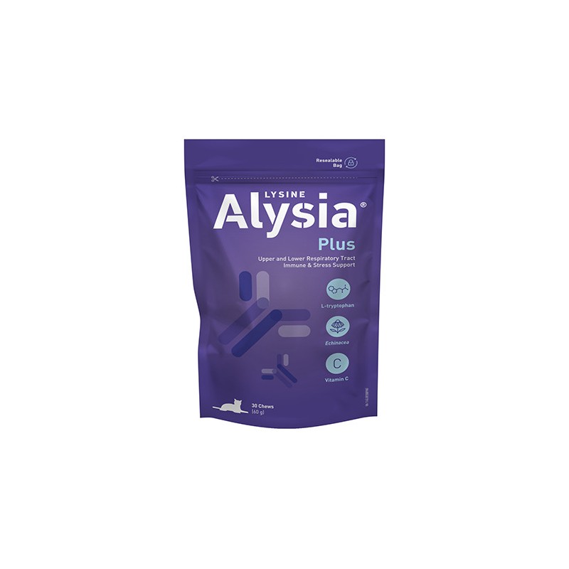 Alysia Plus 30 Chews Suplemento para gatos