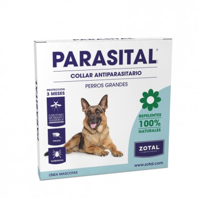 Collar Antiparasitario Natural Parasital para perros