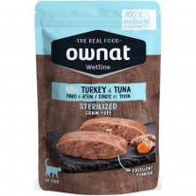 Ownat Wetline Grain Free Turkey & Tuna para gatos esterilizados