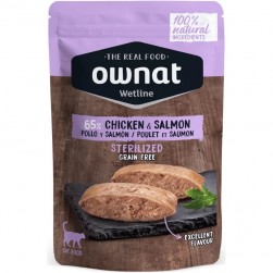 Ownat Wetline Grain Free Sterilized Chicken & Salmon