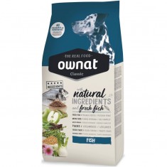 OWNAT CLASSIC FISH PARA PERROS, SACOS DE 4 Y 20KG