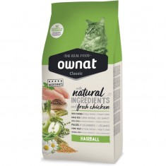 Ownat Classic Hairball para gatos con pérdida de pelo