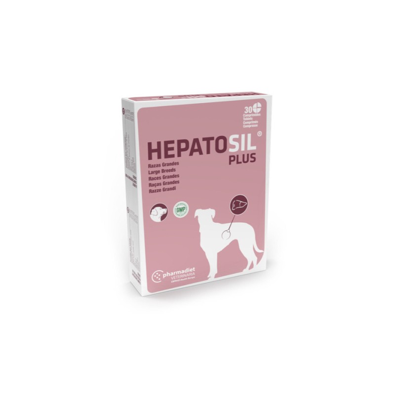 Hepatosil plus hepatopatías razas grandes 30 comprimidos