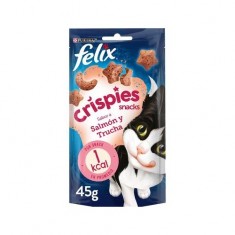 Felix Crispies Snacks Salmón y Trucha Gatos