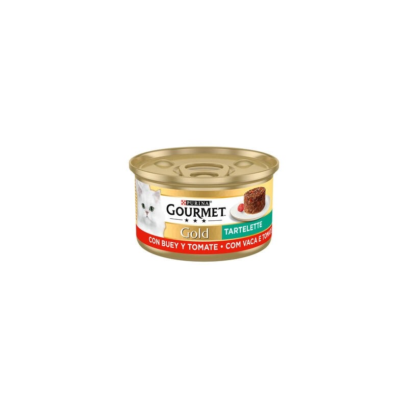 Purina Gourmet Gold Tartelette con Buey y Tomate