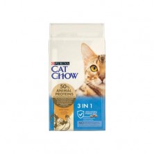 Purina Cat Chow 3 en 1 rico en Pavo Gatos