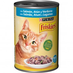 Purina Friskies con Salmón y Atún en Salsa