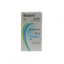 Antibiótico inyectable multiespecie Baytril