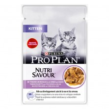 Purina Pro Plan Kitten con Pavo en salsa para gatitos
