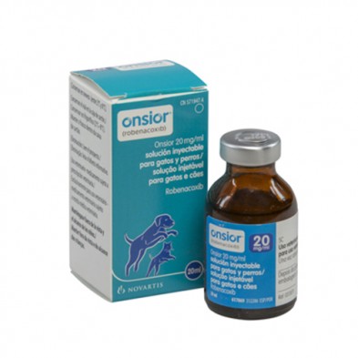 Onsior 20 mg inyectable para gatos y perros