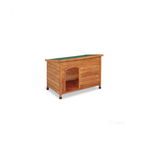 Caseta madera techo plano Gaun pequeña