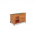 Caseta madera techo plano Gaun mediana