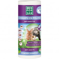 Champú en polvo anti-insectos roedores, conejos y hurones Menforsan