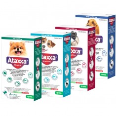 Ataxxa Spot On 3 pipetas antiparasitarias para perros