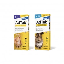 AdTab Comprimidos Masticables Antiparasitarios gatos