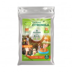 Pack Zip de 8 pulseras de citronela Bacterisan