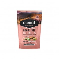 Ownat Grain Free Prime Mini Adult Chicken & Turkey 400 gramos