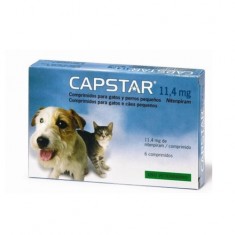 Capstar antiparasitario externo para perros y gatos