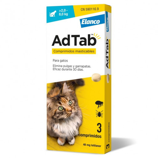 AdTab Comprimidos Masticables Antiparasitarios