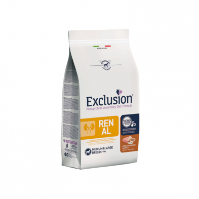 Exclusion Renal Pork and Sorghum and Rice 12 kg Exclusion Renal Pork and Sorghum and Rice 12 kg