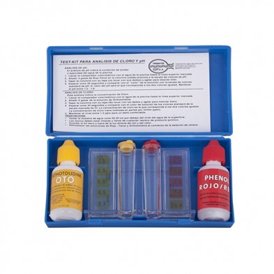 Medidor de cloro y ph : Kit para analizar