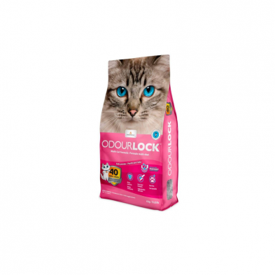 Arena aglutinante para gatos talco