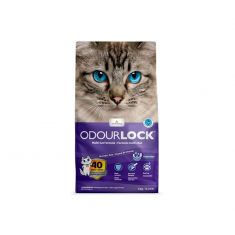 Arena aglutinante lavanda para gatos