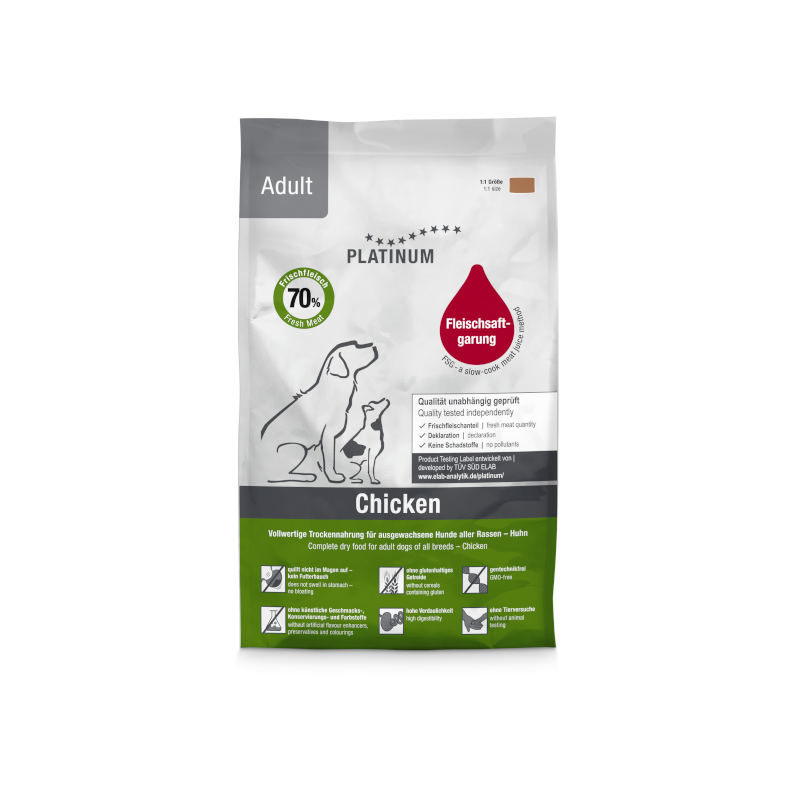 Pienso seco Platinum Dog Adult Chicken