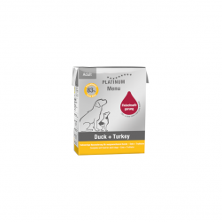 Platinum Wet Food Dog Adult Duck and Turkey 375 Gr