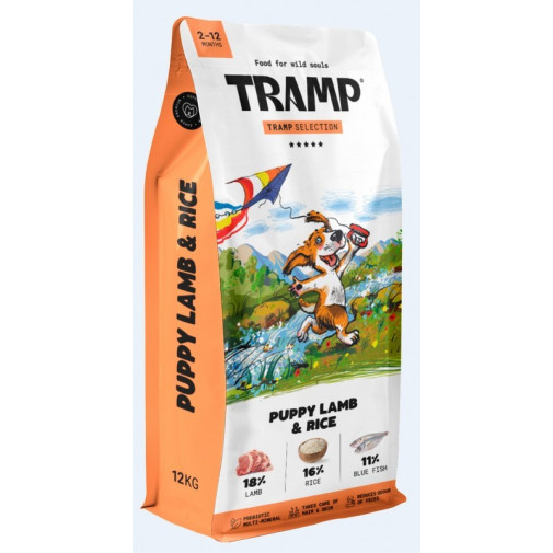 Tramp Puppy Lamb & Rice Perros para cachorros