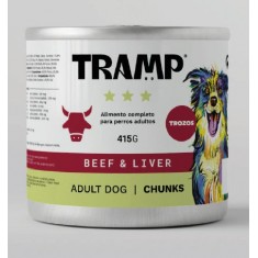 Comida húmeda en trozos para perro