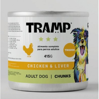 Comida húmeda en trozos para perro