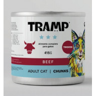 Comida húmeda en trozos para gatos
