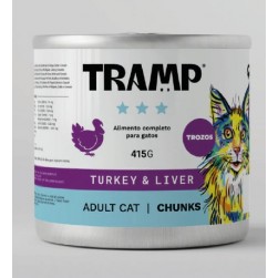 Tramp 3* Cat Chunks Rich in Turkey with Liver