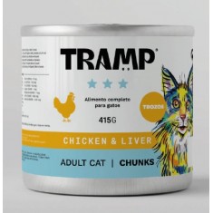 Comida húmeda con trozos para gato