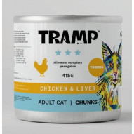 Comida húmeda con trozos para gato