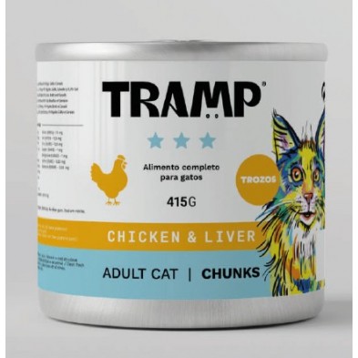 Comida húmeda con trozos para gato