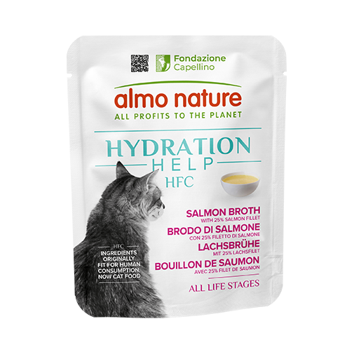 Hidratación completa para gato sabor salmón