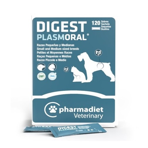 Plasmoral Digest reconstituyente digestivo perros y gatos