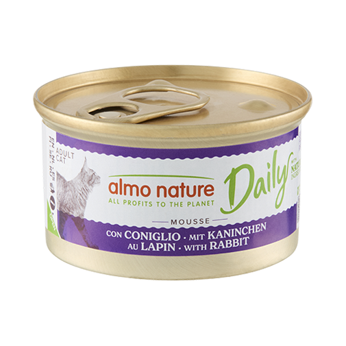 Comida húmeda para gato adulto con conejo