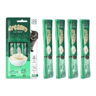 Snack cremoso de Salmón y ternera para gatos adultos