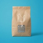Arena aglomerante para gatos